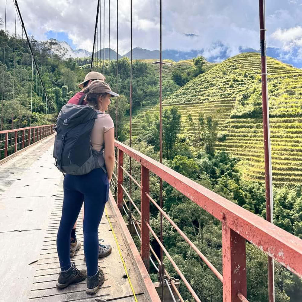Sentier de randonnée dans la vallée de Sapa
